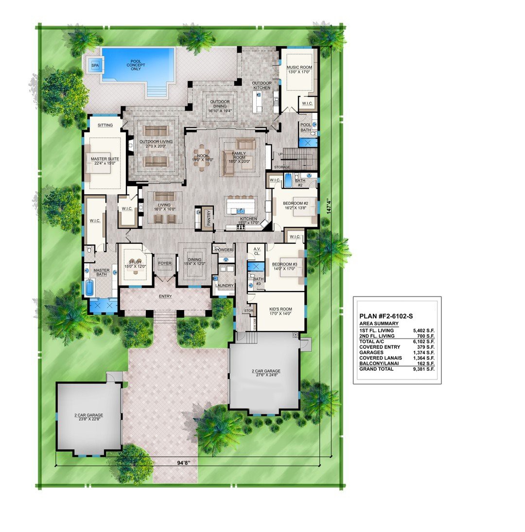 Home Plan: 013-6102 | Home Plan - Great House Design